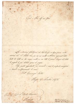 Lot #221 Pope Leo XIII Letter Signed - Image 2