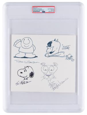 Lot #375 Cartoonists: Schulz, Kane, Freleng, and