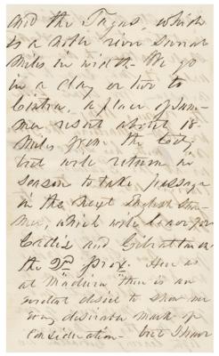 Lot #12 Franklin Pierce Autograph Letter Signed to His Former White House Secretary - Image 12