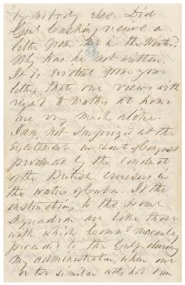 Lot #12 Franklin Pierce Autograph Letter Signed to His Former White House Secretary - Image 5