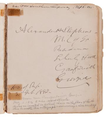 Lot #161 47th Congress Autograph Album with Civil War Officers Rosecrans, Wheeler, Herndon, and Oates - Image 5