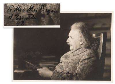 Lot #150 Albert Einstein Signed Photograph