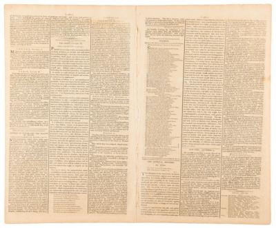 Lot #129 George Washington: Gazette of the United States from December 19, 1789 - Image 2