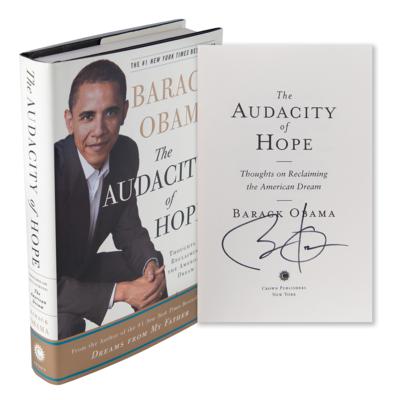 Lot #110 Barack Obama Signed Book - Image 1