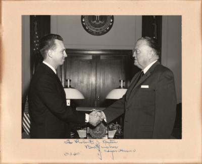 Lot #183 J. Edgar Hoover Signed Photograph - Image 1