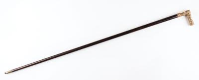 Lot #155 William 'Buffalo Bill' Cody 1873 Walking Cane and Handwritten Note, Presented to His Cousin, George R. Guss - Image 2