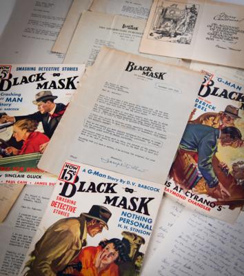 Lot #392 Dwight V. Babcock: Black Mask Magazine