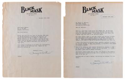 Lot #392 Dwight V. Babcock: Black Mask Magazine Correspondence Archive with Editor Joseph Shaw - Image 2
