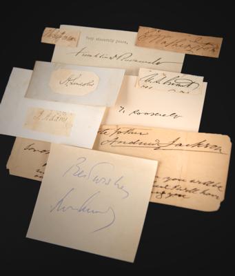 Lot #1 American Presidents Signature Collection (35)—complete from George Washington to John F. Kennedy - Image 1
