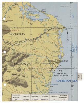 Lot #247 Apollo 9 Landmark Map Checklist Page [Attested as Flown by Richard Garner] - Image 2