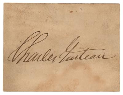 Lot #146 Charles Guiteau Signature