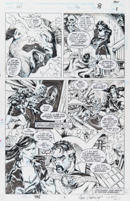Lot #725 Geof Isherwood: Doctor Strange Marvel Comics Storyboard Artwork - Image 1