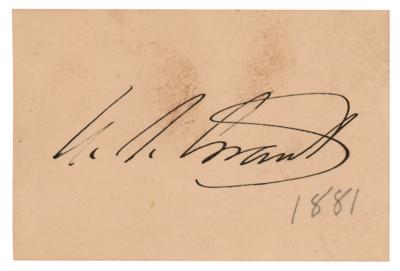 Lot #45 U. S. Grant Signature