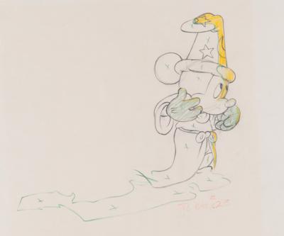Lot #587 Mickey Mouse production drawings (2) from Fantasia - Image 2