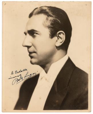 Lot #482 Bela Lugosi Signed Photograph - Uncommon