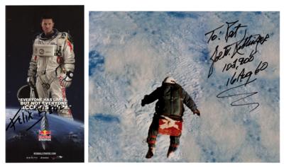 Lot #239 Joe Kittinger and Felix Baumgartner (2) Signed Items - Image 1