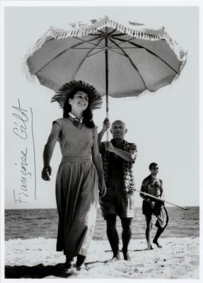 Lot #272 Francoise Gilot Signed Photograph - Image 1