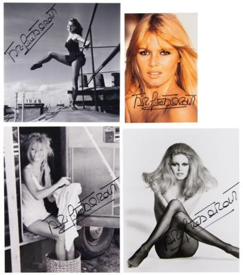 Lot #445 Brigitte Bardot (4) Signed Photographs