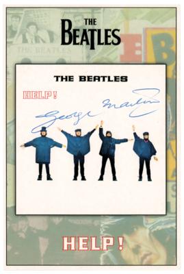 Lot #355 Beatles: George Martin Signed Photograph