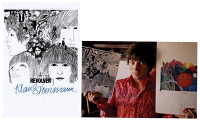 Lot #359 Beatles: Klaus Voormann (2) Signed Photographs - Image 1