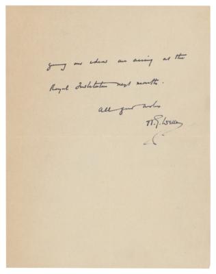 Lot #316 H. G. Wells Autograph Letter Signed - Image 2