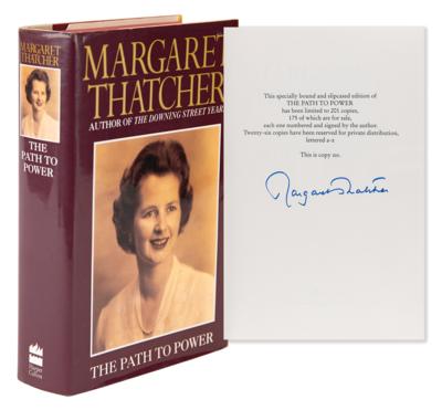 Lot #189 Margaret Thatcher Signed Book and (2)