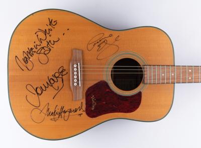 Lot #395 Moody Blues Signed Acoustic Guitar - Image 1