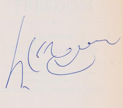 Lot #134 Dalai Lama Signed Book - The Way to Freedom - Image 2