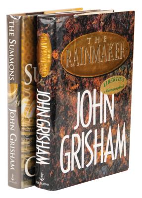 Lot #301 John Grisham (2) Signed First Edition
