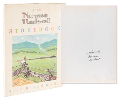 Lot #279 Norman Rockwell Signed Book - The Norman