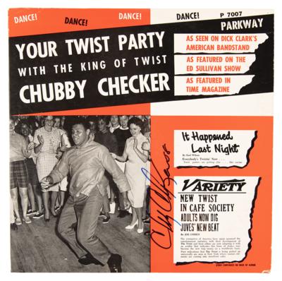 Lot #365 Chubby Checker Signed Album - Your Twist
