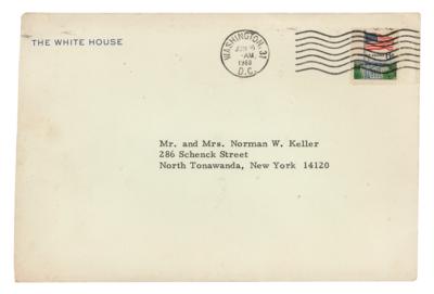 Lot #52 President Lyndon B. Johnson Letter of Condolence to the Mother of a Vietnam Soldier - Image 2
