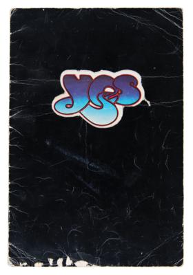 Lot #419 Yes Twice-Signed 1973 UK Tour Program - Image 1