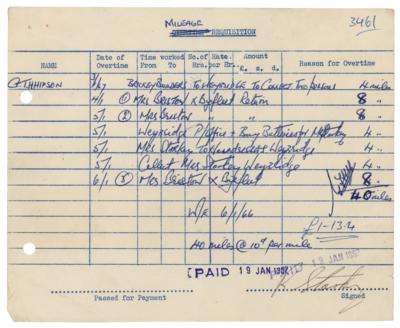 Lot #356 Beatles: Ringo Starr Document Signed - Image 1