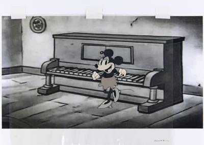 Lot #551 Minnie Mouse color model cel from Puppy Love - Image 2