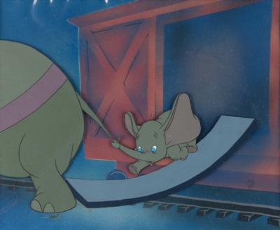 Lot #604 Mama Jumbo and Dumbo production cel from Dumbo - Image 1