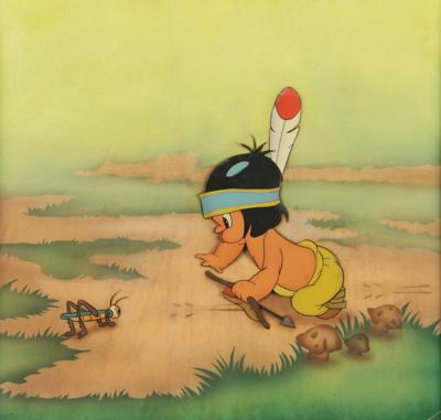 Lot #554 Little Hiawatha and Grasshopper production cels from Little Hiawatha - Image 1