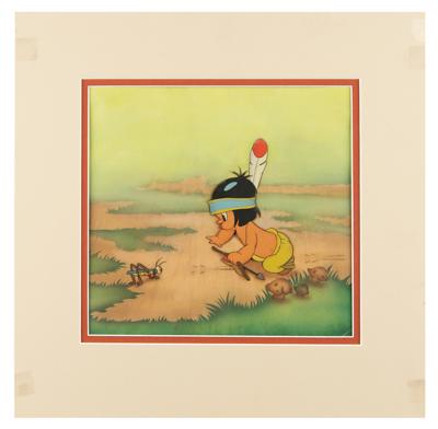 Lot #554 Little Hiawatha and Grasshopper production cels from Little Hiawatha - Image 2