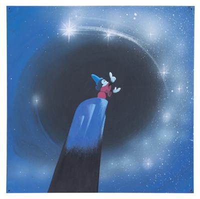 Lot #584 Mickey Mouse concept painting from Fantasia - Image 1