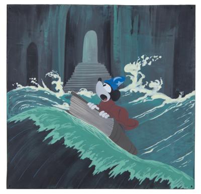 Lot #586 Mickey Mouse concept painting from Fantasia - Image 1