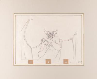 Lot #576 Chernabog production drawing from Fantasia - Image 2
