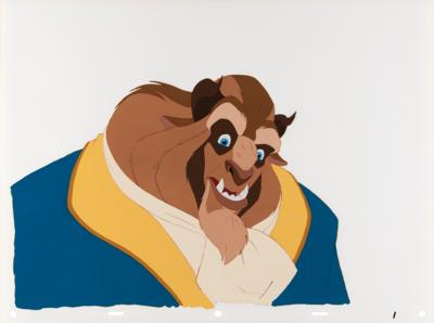 Lot #677 Beast production cel from a Beauty and the Beast commercial - Image 1