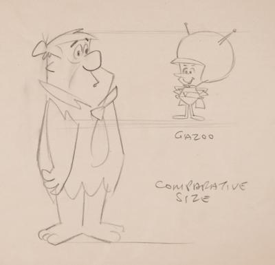 Lot #720 Fred Flintstone and The Great Gazoo model