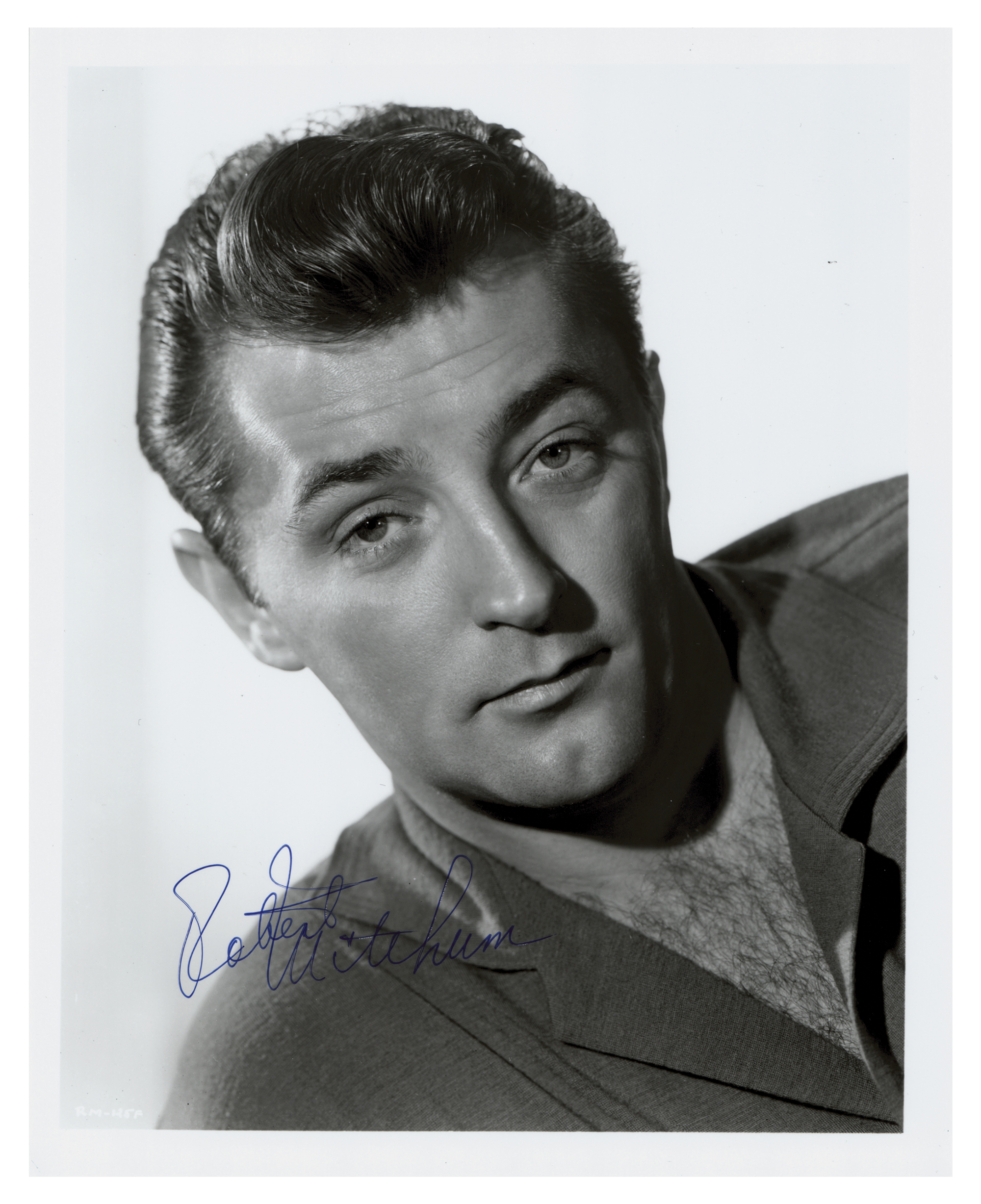 Lot #484 Robert Mitchum Signed Photograph - Image 1