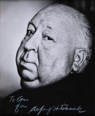 Lot #436 Alfred Hitchcock Signed Photograph