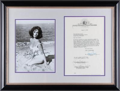 Lot #505 Elizabeth Taylor Document Signed - Image 1