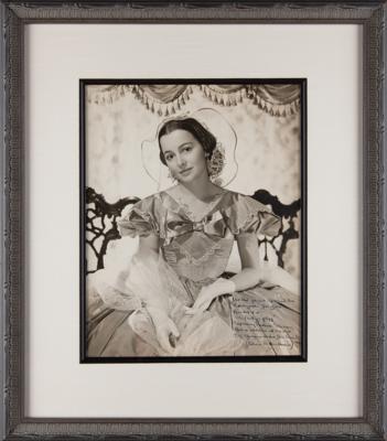Lot #455 Olivia de Havilland Signed Photograph - Image 2