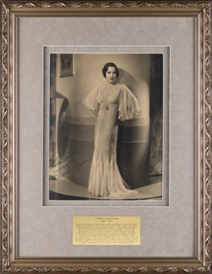 Lot #504 Gloria Swanson Signed Photograph - Image 1