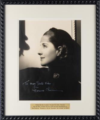 Lot #498 Norma Shearer Signed Photograph