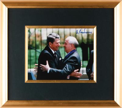 Lot #143 Mikhail Gorbachev Signed Photograph - Image 2